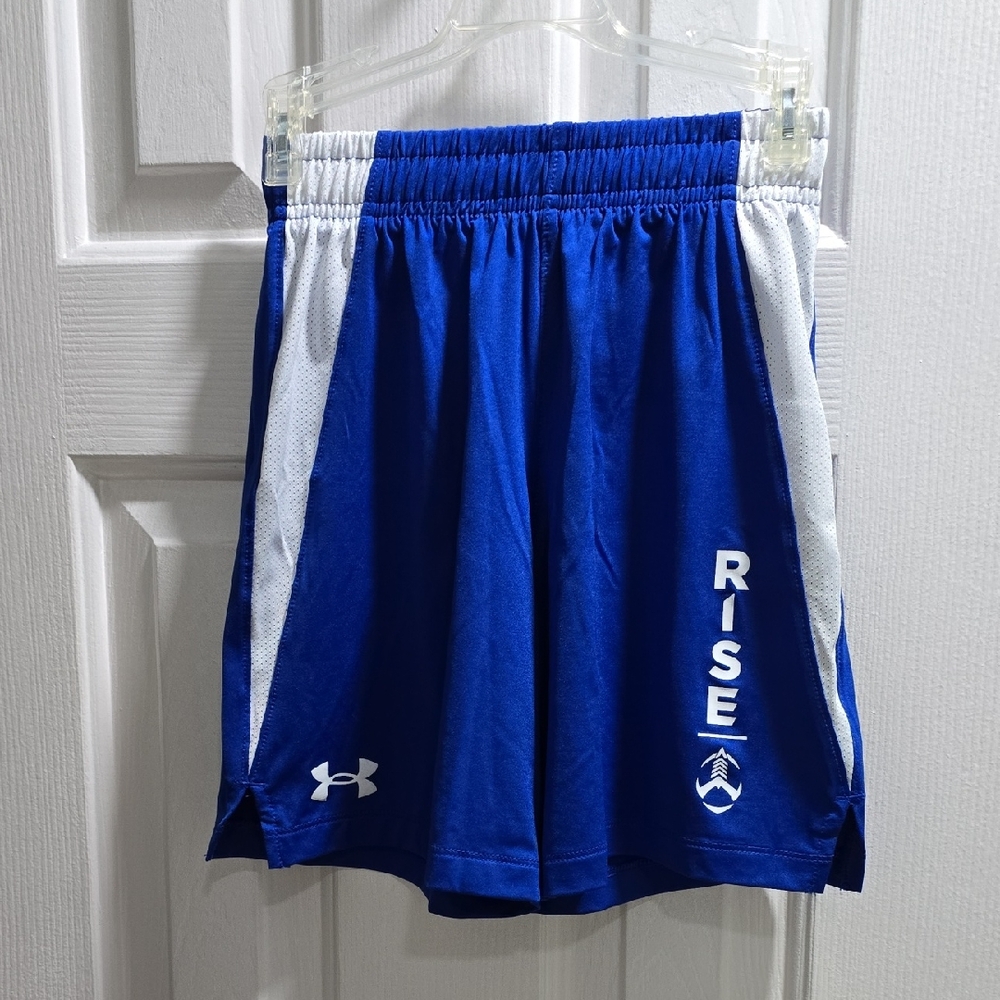 Under Armour Royal Blue Shorts with White Details Kid Size YS